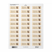 German Shepherd Return Address Label (Full Sheet)