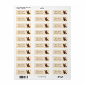 German Shepherd Return Address Label (Full Sheet)