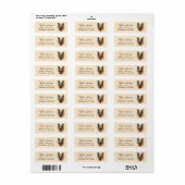 German Shepherd Return Address Label (Full Sheet)