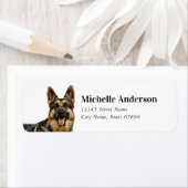 German Shepherd Return Address Labels (Insitu)