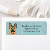 German Shepherd Return Address Labels (Insitu)