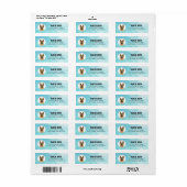 German Shepherd Return Address Labels (Full Sheet)