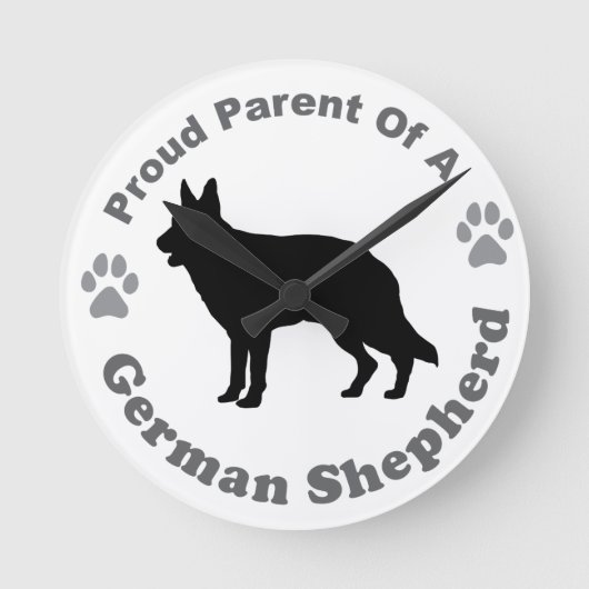 German Shepherd Ronde Klok (Voorkant)