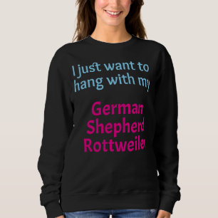 German Shepherd Rottweiler Mix ik wil alleen even Trui