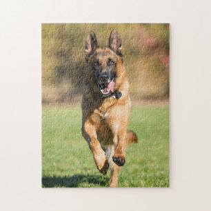German Shepherd Running Legpuzzel