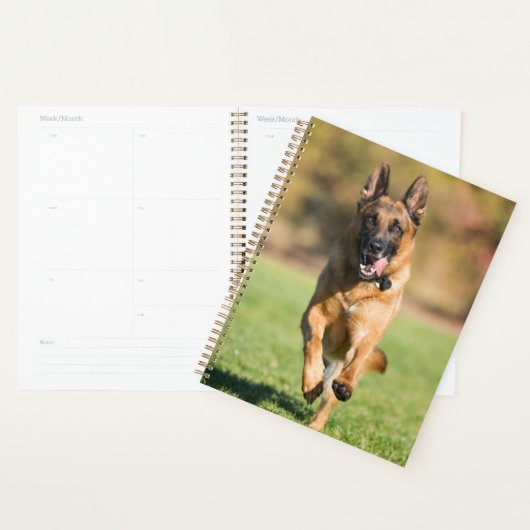 German Shepherd Running Planner (Display)