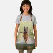 German Shepherd Running with Stick Schort (Insitu)