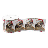 German Shepherd Santa Claus Grosgrain Lint (Spoel)