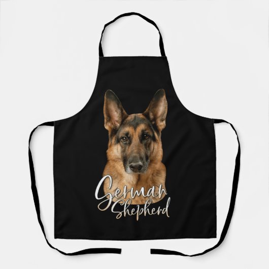 German Shepherd Sharp Dog Dogs Tee Shirt Gifts Schort (Voorkant)