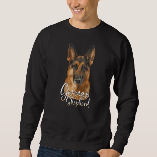 German Shepherd Sharp Dog Dogs Trui (Voorkant)