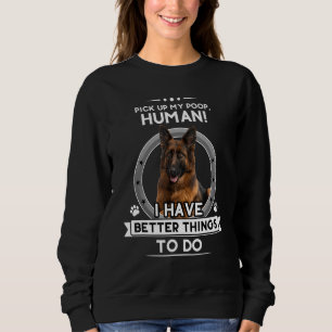 German Shepherd Shepard Dog mam Dad Joke Pet T-shi Trui