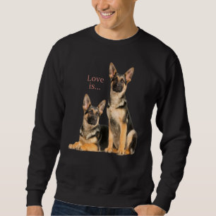 German Shepherd Shepard Dog mam Dad Love Pet 8 Trui