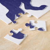 German Shepherd Silhouette Legpuzzel (Zijkant)