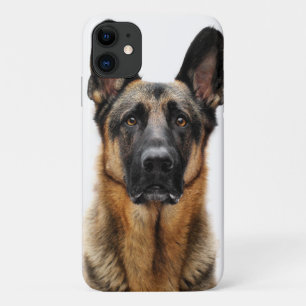 German Shepherd Sitting up iPhone 11 Hoesje