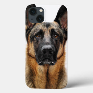 German Shepherd Sitting up iPhone 13 Hoesje