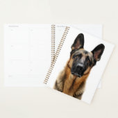 German Shepherd Sitting up Planner (Display)