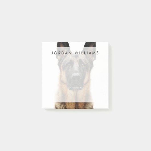 German Shepherd Sitting up Post-it® Notes (Voorkant)