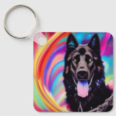 German Shepherd Sleutelhanger (Voorkant)