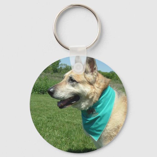 German Shepherd Sleutelhanger (Voorkant)
