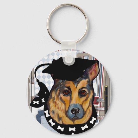 GERMAN SHEPHERD SLEUTELHANGER (Voorkant)