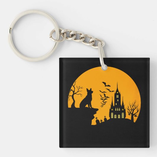German Shepherd Sleutelhanger (voorkant)