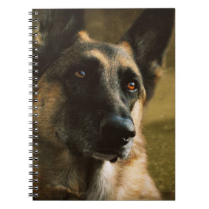 German Shepherd Spiral Note Books Notitieboek