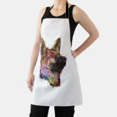 German Shepherd Splash Art Schort (Insitu)