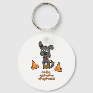 German Shepherd Sports Sleutelhanger