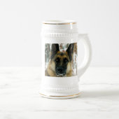 German Shepherd Stein Bierpul (Voorkant rechts)