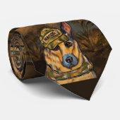 German Shepherd Stropdas (Opgerold)