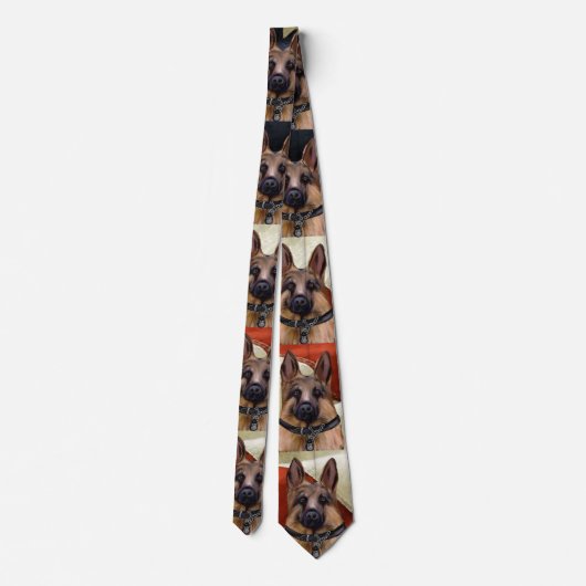 GERMAN SHEPHERD STROPDAS (Achterkant)