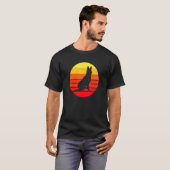 German Shepherd Sunset T-shirt (Voorkant volledig)