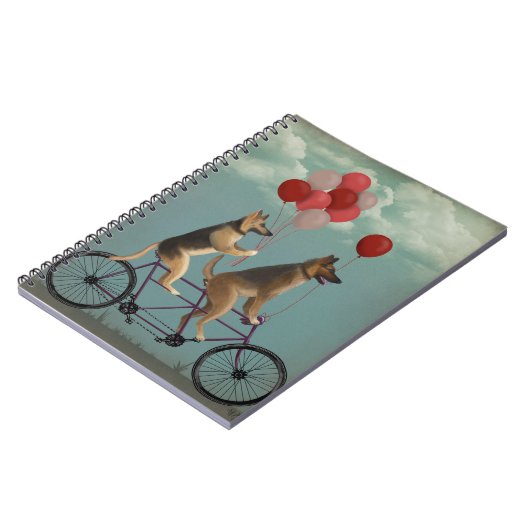 German Shepherd Tandem Notitieboek (Linkerzijde)