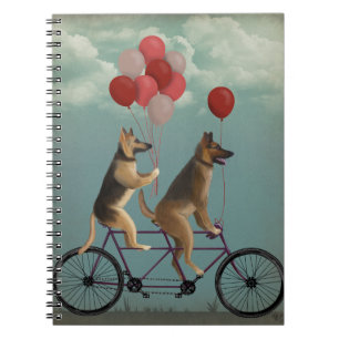 German Shepherd Tandem Notitieboek