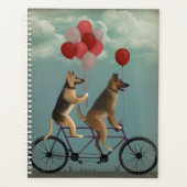 German Shepherd Tandem Planner (Voorkant)
