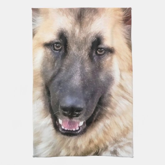 GERMAN SHEPHERD THEEDOEK (Verticaal)