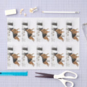 German Shepherd Tissue Paper Tissuepapier (Craft)
