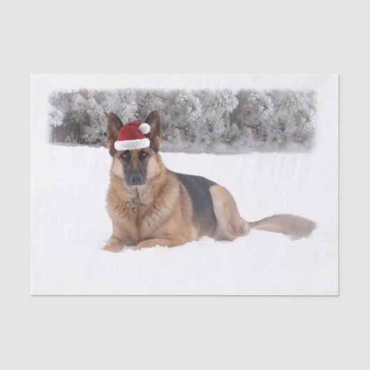 German Shepherd Tissue Paper Tissuepapier (Voorkant)