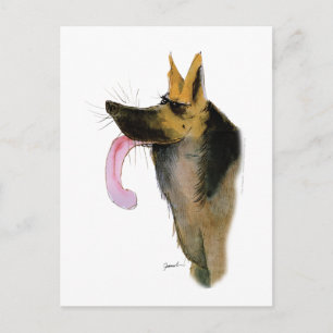 German Shepherd, tony fernandes Briefkaart