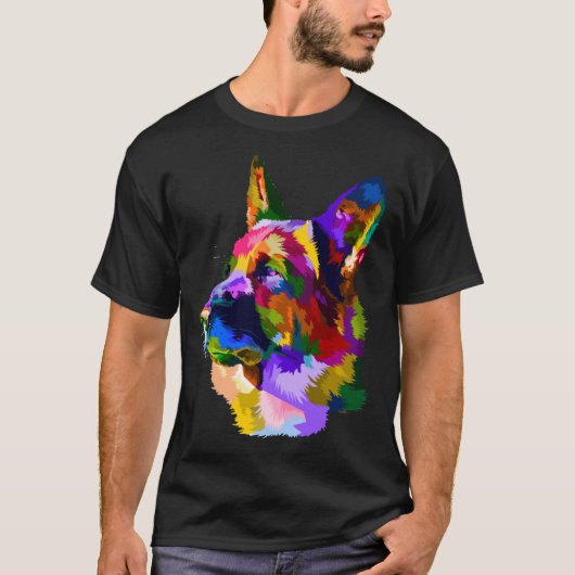 German Shepherd Trained Dog Owner T-shirt (Voorkant)