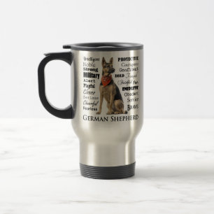 German Shepherd Travel Mug Reisbeker