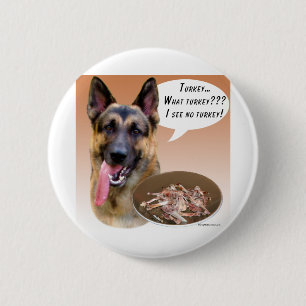 German Shepherd Turkey Ronde Button 5,7 Cm