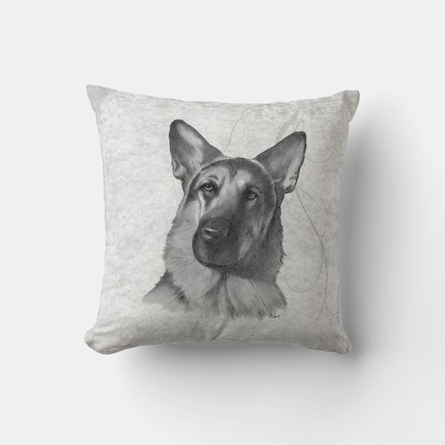 German Shepherd Two Kussen (Voorkant)