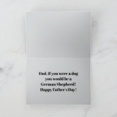 German Shepherd Vaderdag Kaart (Binnen)