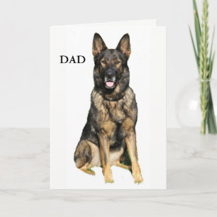 German Shepherd Vaderdag Kaart