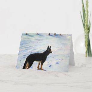 German Shepherd Wenskaart Kaart