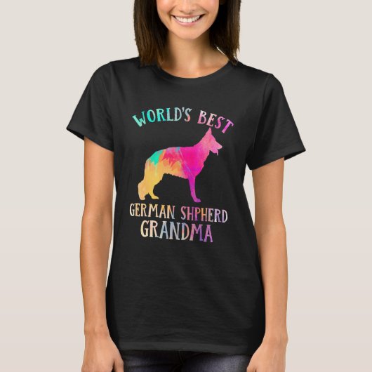 German Shepherd  Worldu2019s Best German Shepherd  T-shirt (Voorkant)
