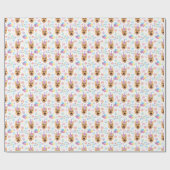 German Shepherd Wrapping Paper in White Cadeaupapier (Vlak)