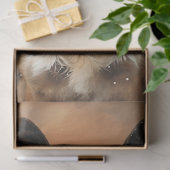 German Sheppard on a porch - Decoupage Paper Tissuepapier (Geschenk)