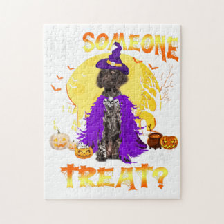 German Shorthair Dog Pointer Halloween heeft ieman Legpuzzel